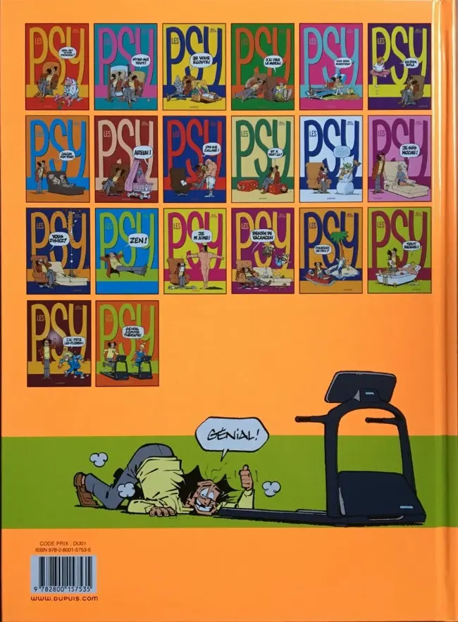Verso de l'album Les Psy Tome 20 Génial comme thérapie !