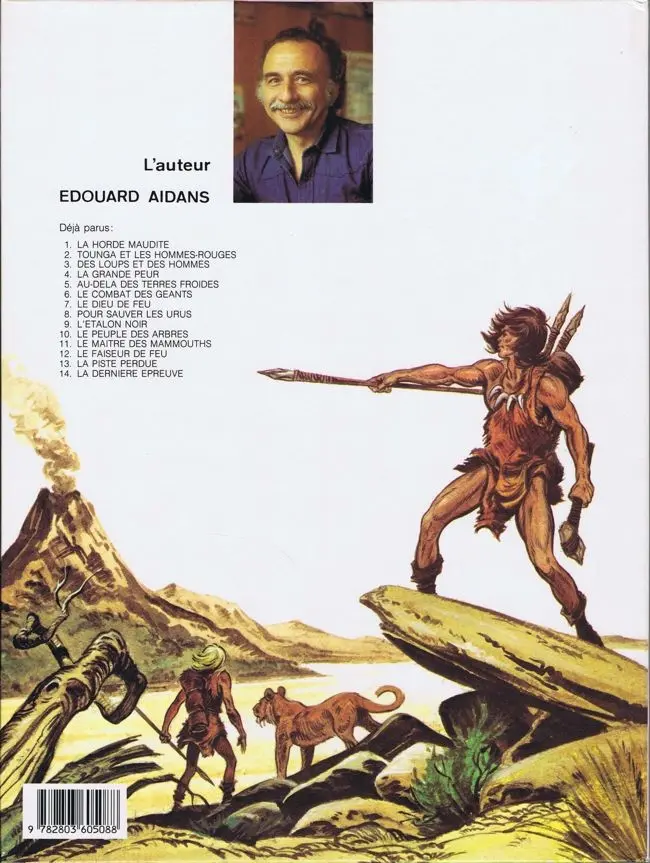 Verso de l'album Tounga Tome 14 La dernière épreuve