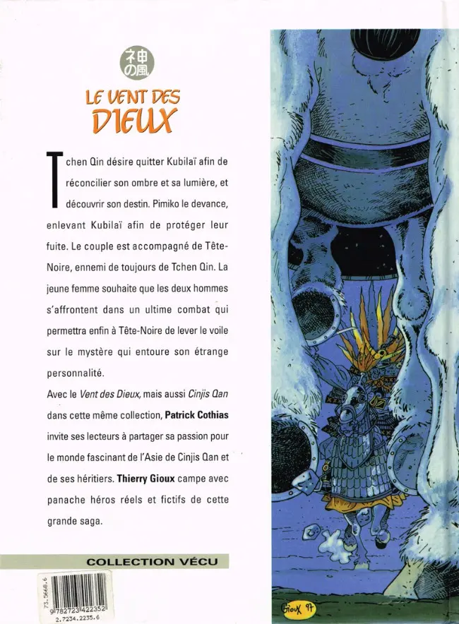 Verso de l'album Le Vent des Dieux Tome 12 Tête-à-tête