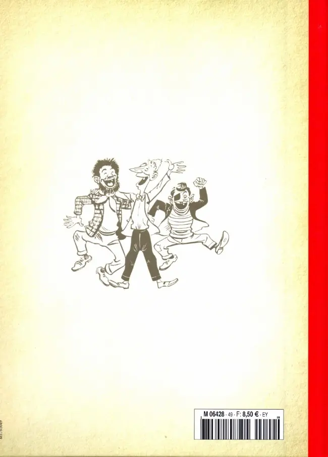 Verso de l'album Les Pieds Nickelés - La collection Tome 50 Les Pieds Nickelés cambrioleurs