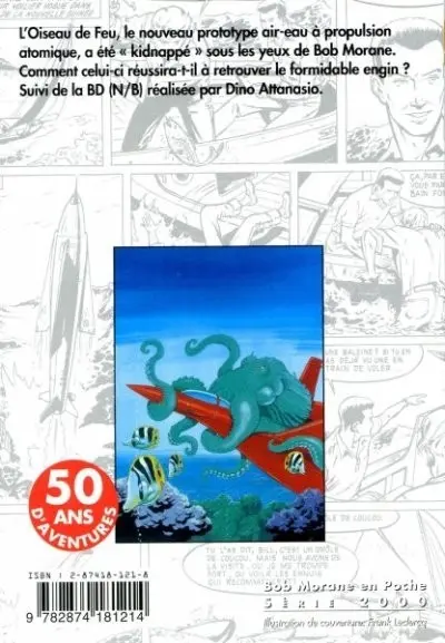 Verso de l'album Bob Morane Tome 1 L'Oiseau de feu