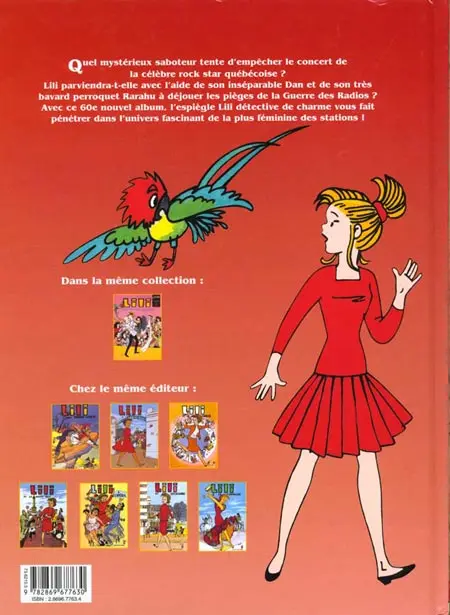 Verso de l'album Lili A Chérie FM