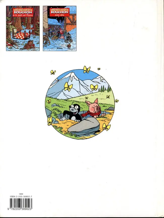 Verso de l'album Les aventures de Bouchon le petit cochon Tome 2 Bouchon sans abri