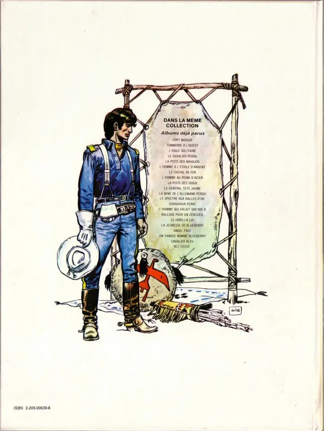 Verso de l'album Blueberry Tome 12 Le spectre aux balles d'or