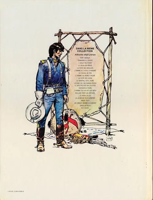 Verso de l'album Blueberry Tome 18 Nez cassé
