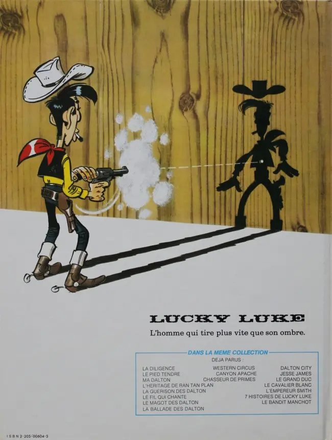 Verso de l'album Lucky Luke Tome 39 Chasseur de primes