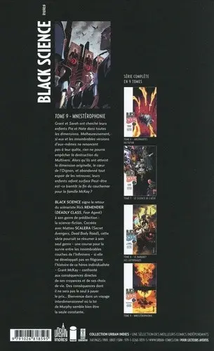 Verso de l'album Black Science Tome 9