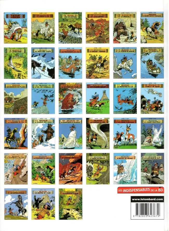 Verso de l'album Yakari Tome 12 Yakari et le coyote