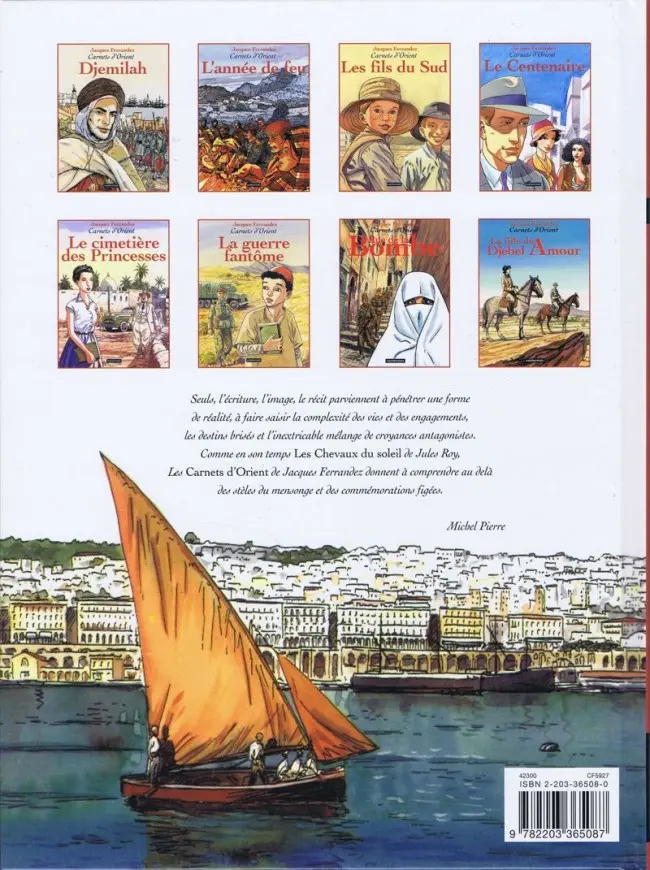 Verso de l'album Carnets d'Orient Tome 8 La fille du Djebel Amour
