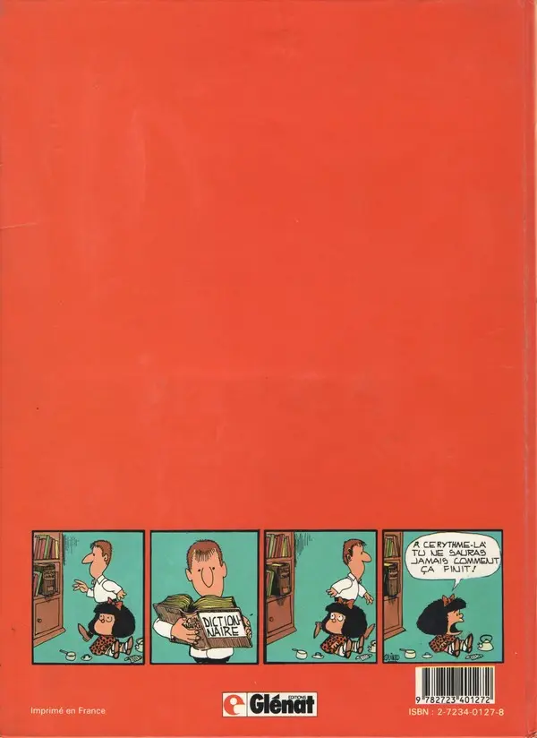 Verso de l'album Mafalda Tome 1