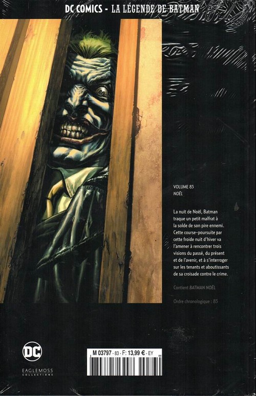 Verso de l'album DC Comics - La Légende de Batman Volume 83 Noël
