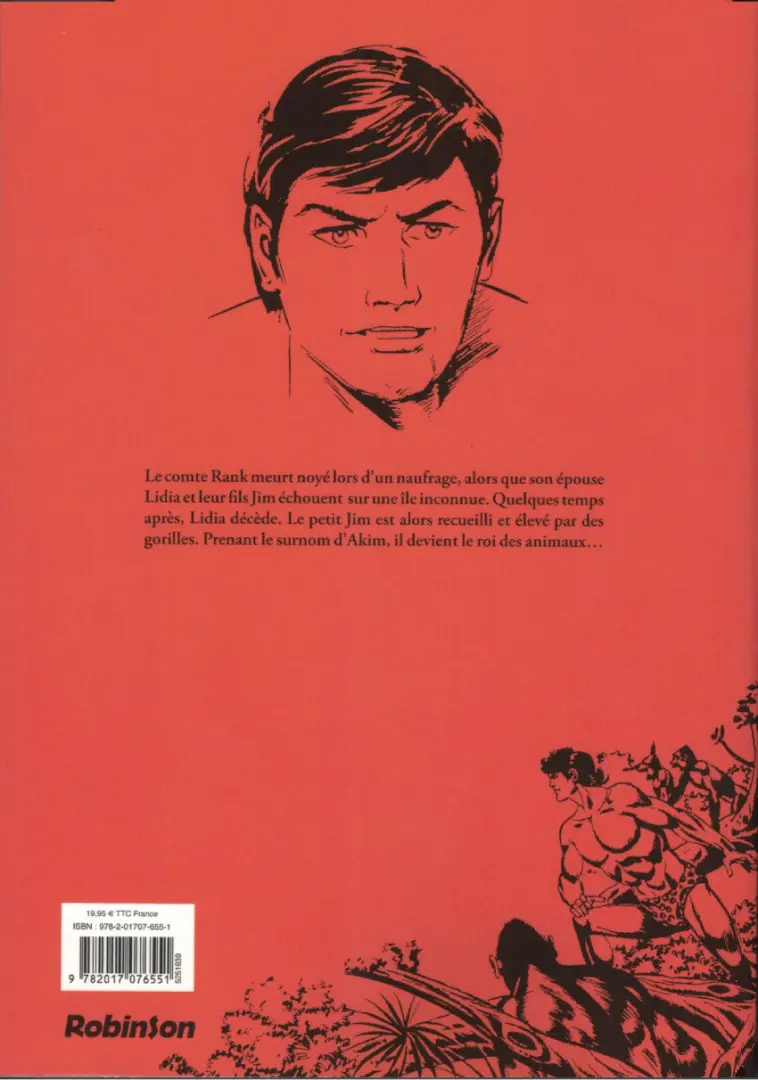 Verso de l'album Akim l'integrale Tome 1 1958-1959