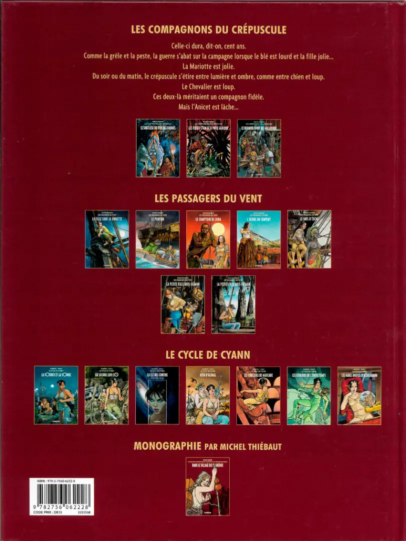 Verso de l'album Les Compagnons du crépuscule Tome 2 Les yeux d'étain de la ville glauque