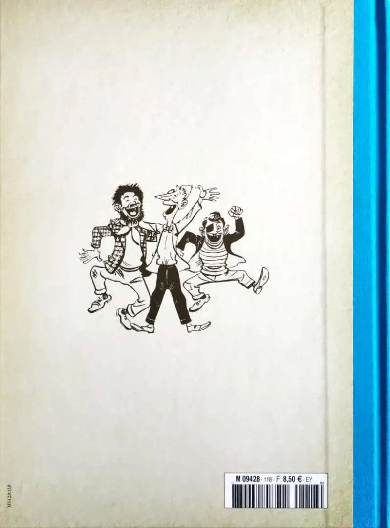 Verso de l'album Les Pieds Nickelés - La collection Tome 118 Les Pieds Nickelés à la une
