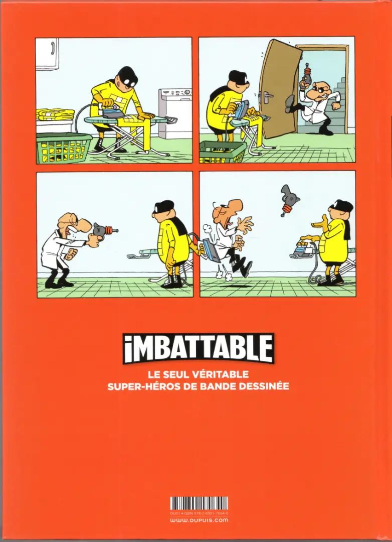Verso de l'album Imbattable Tome 1 Justice et légumes frais