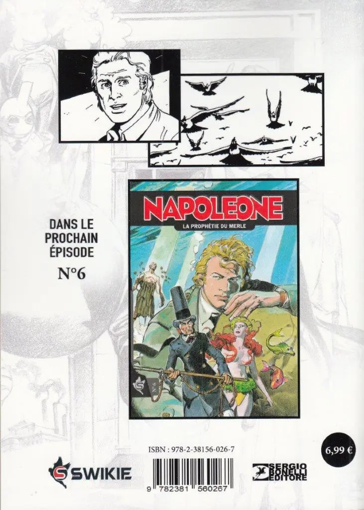 Verso de l'album Napoleone N° 5 Conte d'Automne