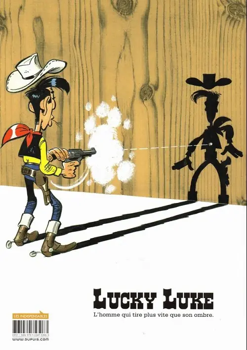 Verso de l'album Lucky Luke Tome 13 Le juge