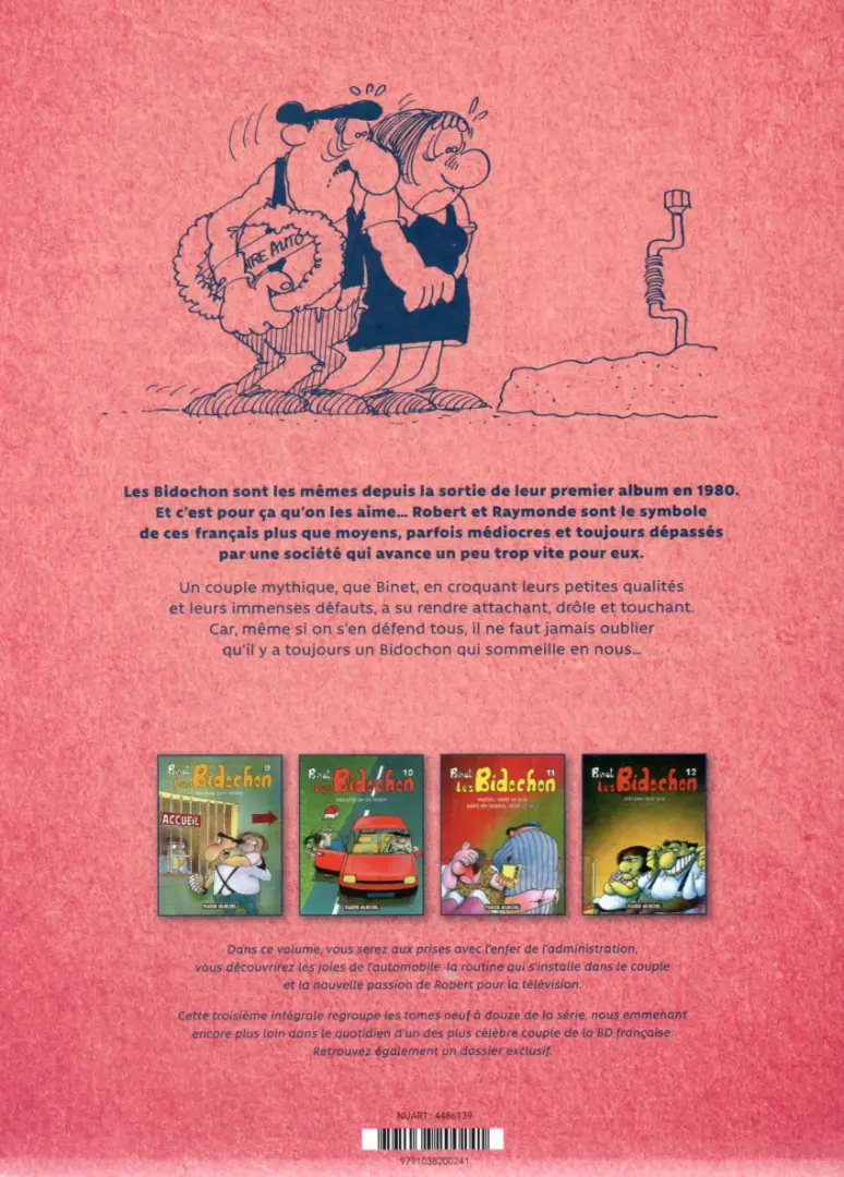 Verso de l'album Les Bidochon Volume 3 L'Intégrale