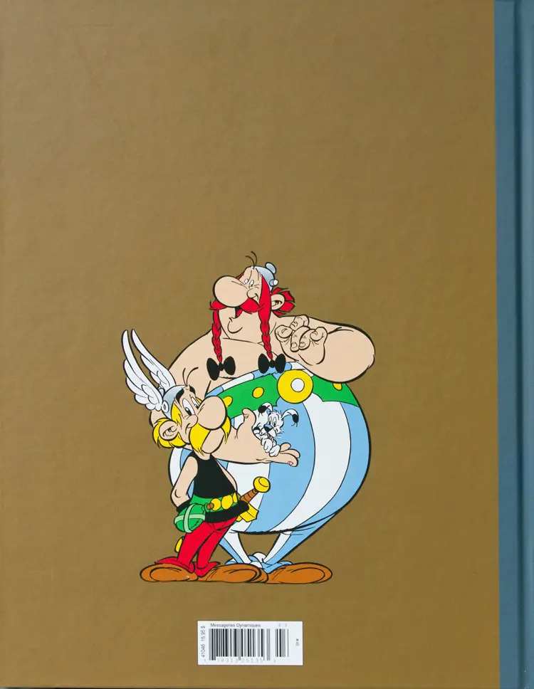 Verso de l'album Astérix La collection officielle Tome 34 L'Anniversaire d'Astérix & Obélix - Le livre d'Or