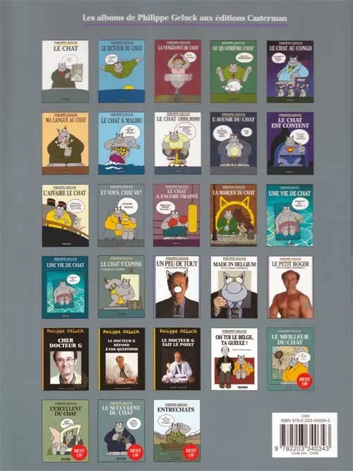 Verso de l'album Le Chat Tome 12 Et vous, Chat va?