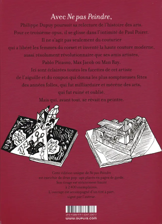 Verso de l'album Une histoire de l'art Tome 3 Ne pas peindre