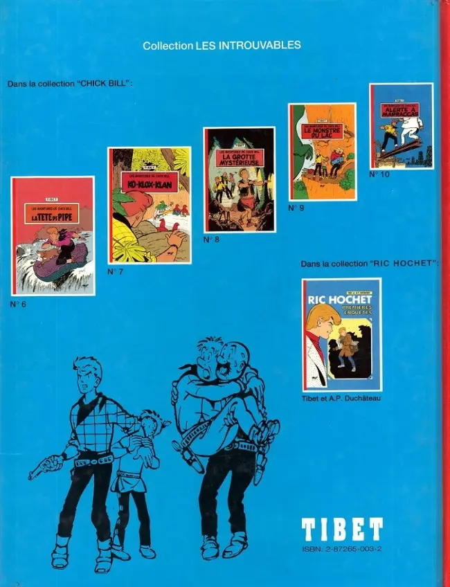 Verso de l'album Chick Bill Tome 5 Alerte à Marraccas