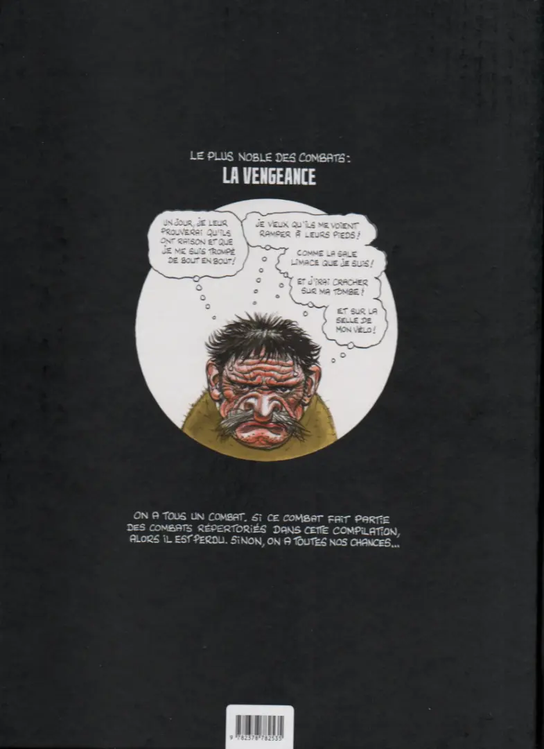 Verso de l'album Combats