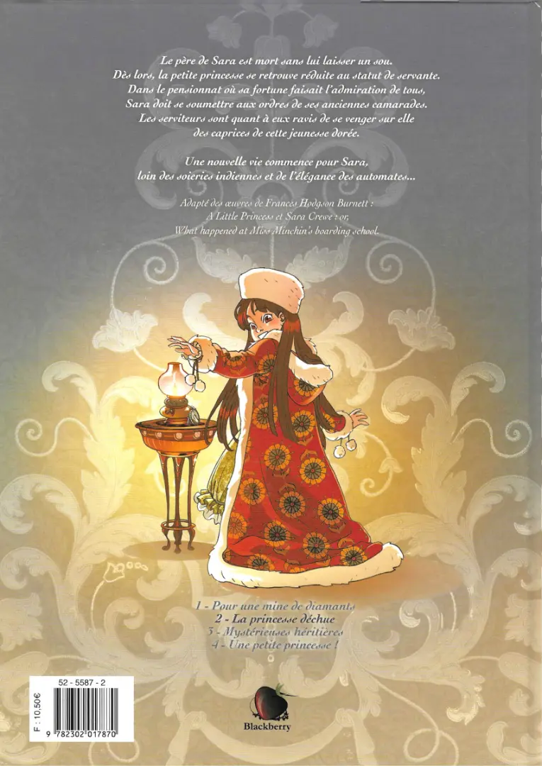 Verso de l'album Princesse Sara Tome 2 La princesse déchue