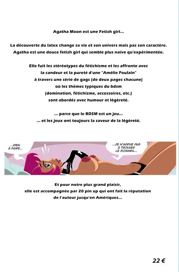 Verso de l'album Agatha Moon et autres gourmandises
