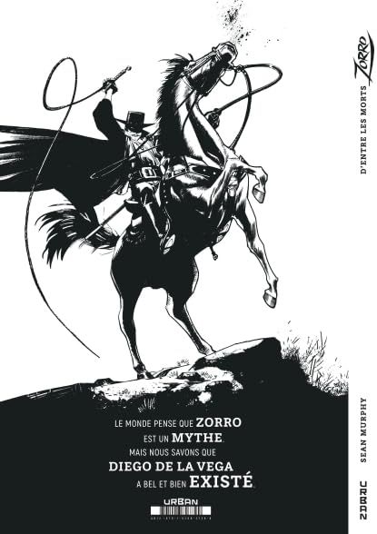 Verso de l'album Zorro D'entre les morts