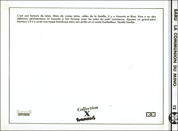 Verso de l'album La Communion du Mino