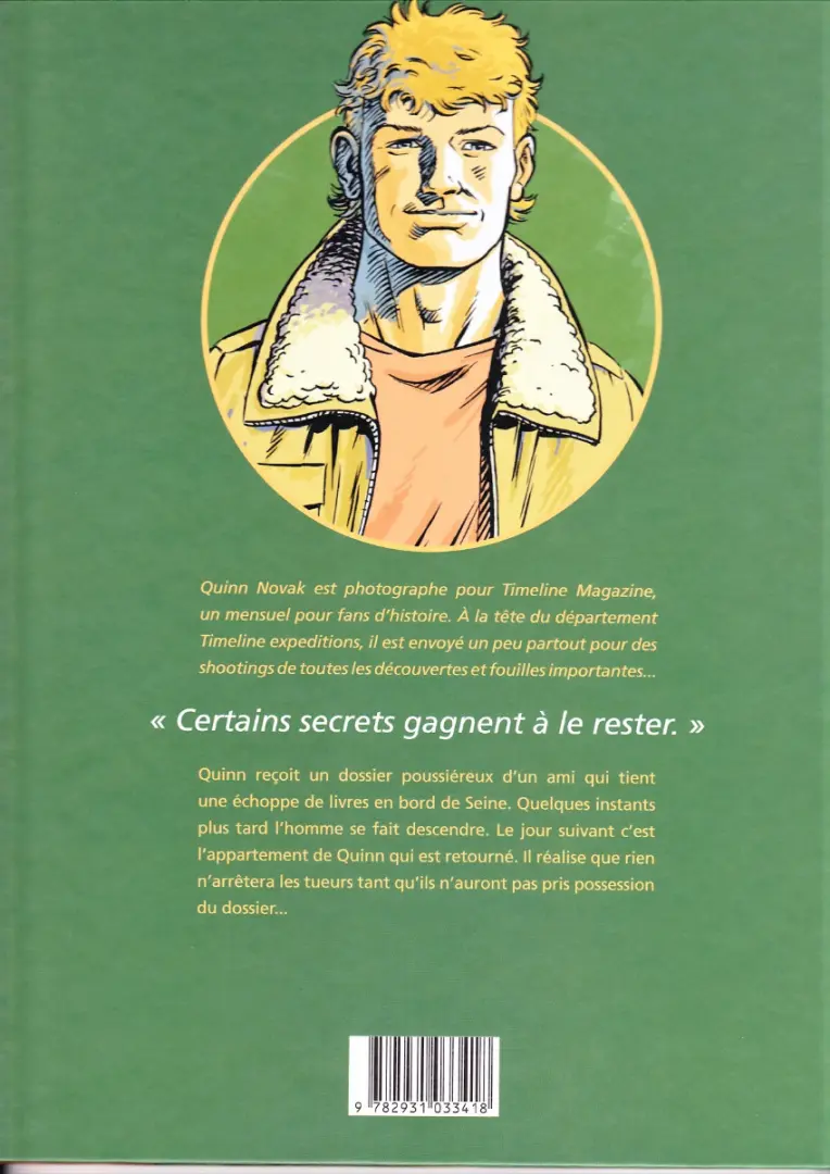 Verso de l'album Quinn Novak 1 Le roi lune