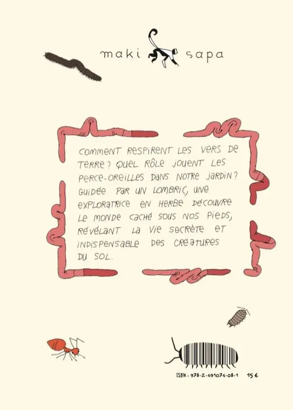 Verso de l'album Sous nos pieds Les gardiens de la terre