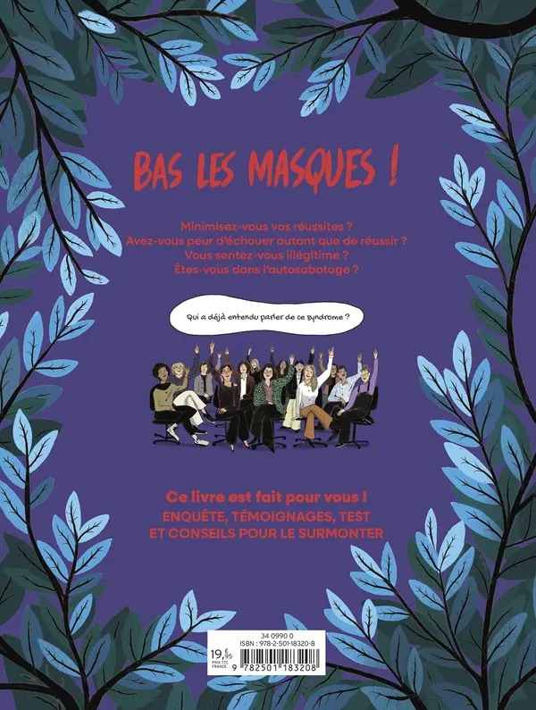 Verso de l'album Le syndrome de l'imposteure