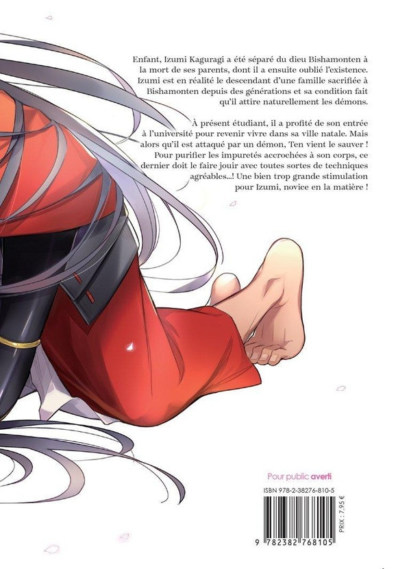 Verso de l'album Le favori de Bishamonten