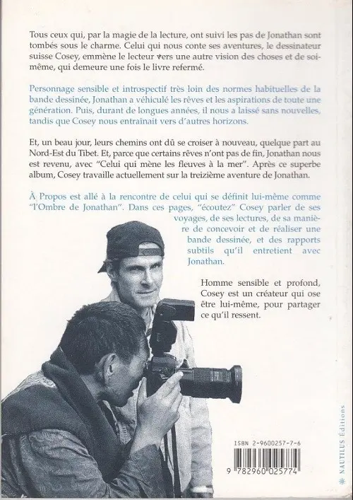 Verso de l'album À Propos Tome 3 À Propos de Jonathan