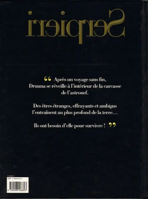 Verso de l'album Druuna Tome 7 La planète oubliée