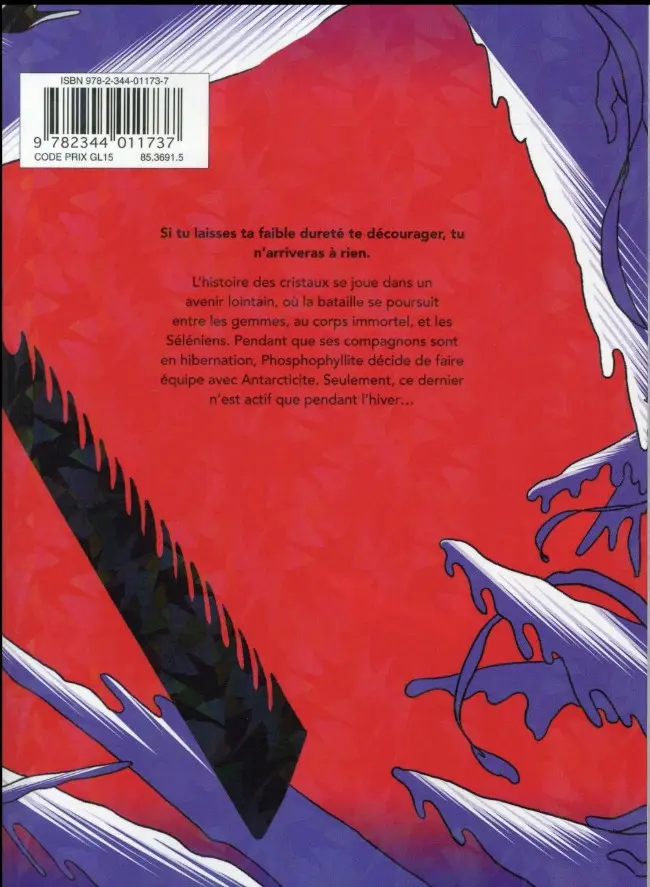 Verso de l'album L'Ère des cristaux 3