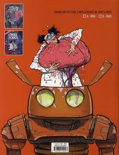 Verso de l'album Forbidden zone Tome 3 Intelligence artificielle