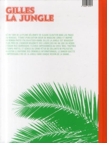 Verso de l'album Gilles la jungle