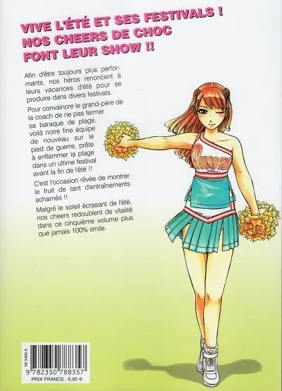 Verso de l'album Go ! Tenba Cheerleaders 5