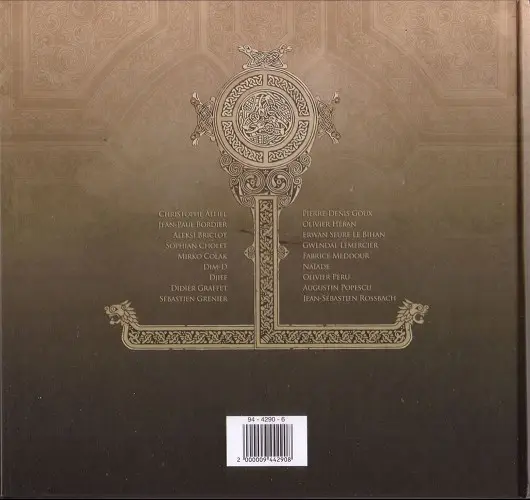 Verso de l'album Guerrières Celtes
