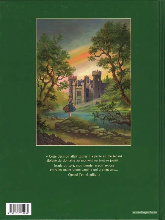 Verso de l'album L'Héritage d'Émilie Tome 3 L'Exilé