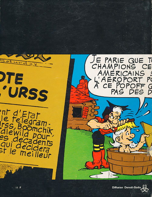 Verso de l'album Li'l Abner Tome 1