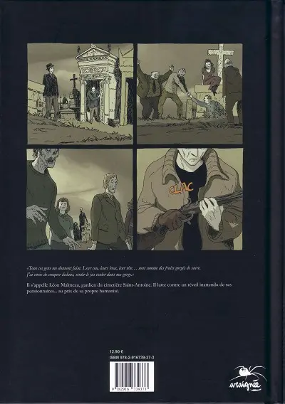 Verso de l'album Ma vie de zombie
