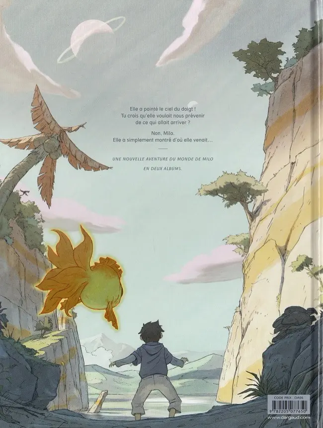 Verso de l'album Le Monde de Milo Tome 5 La Fille des nuages 1/2