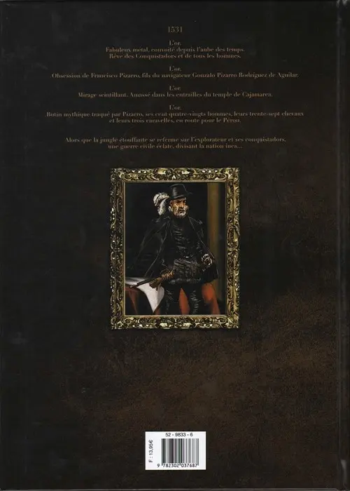 Verso de l'album L'Or des fous Tome 2 Par le feu et par le sang