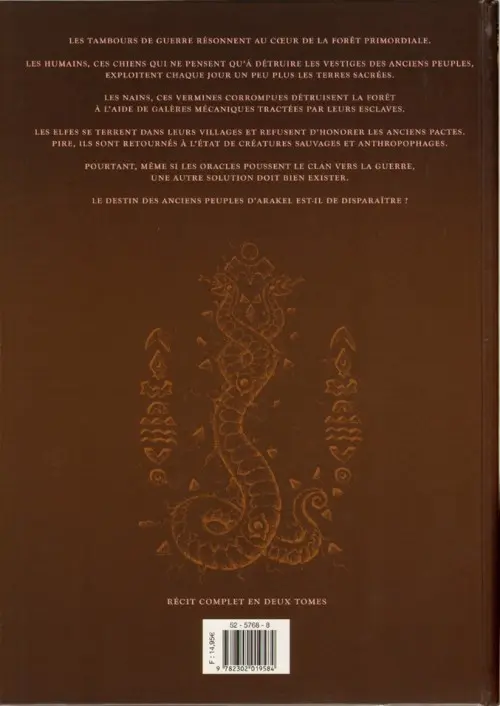 Verso de l'album Orks Tome 2 La marque du néant