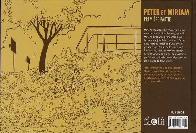 Verso de l'album Peter et Miriam Tome 1