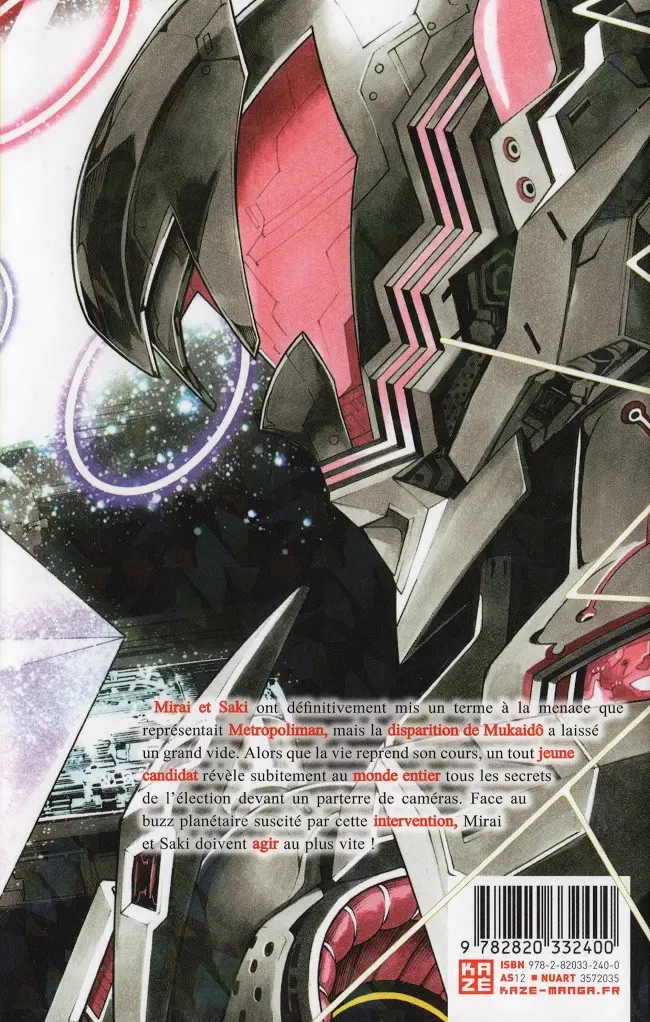 Verso de l'album Platinum End 9